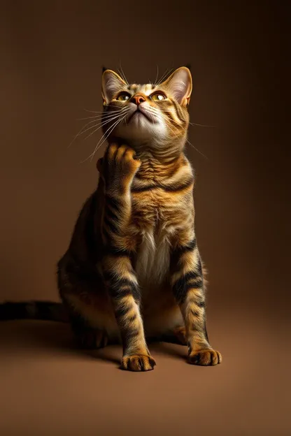 Pose erótica de cuarteto de gato con una niña