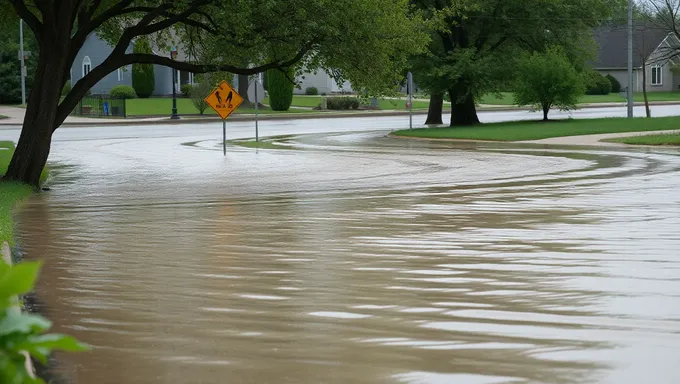 Predicción de inundación en Sioux Falls para 2025