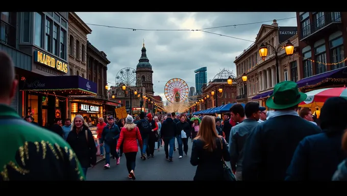 Preparaciones para el Día de Mardi Gras 2025 en Marcha