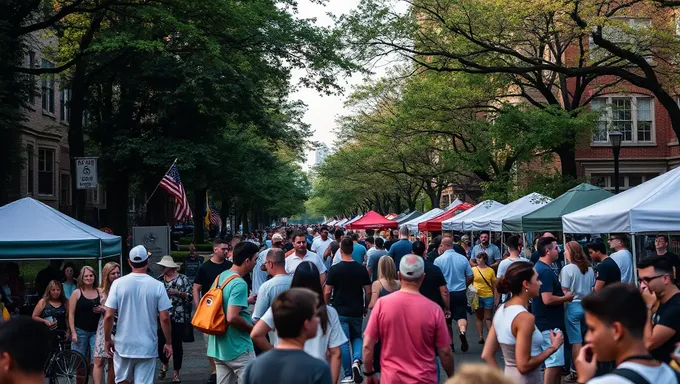 Preparativos para las Fiestas de Edison Park en Chicago 2025