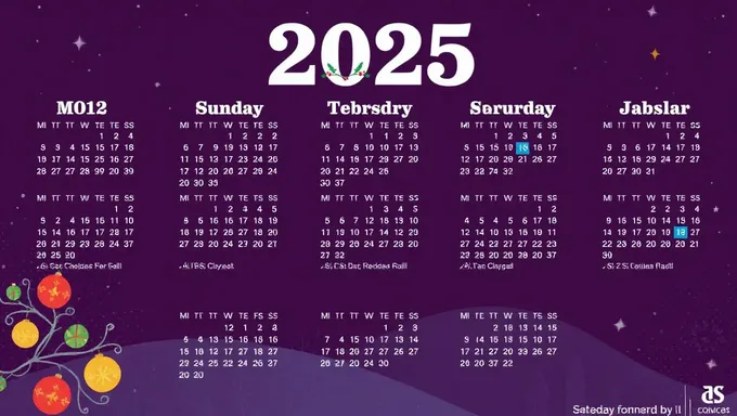 Prepárate para 2025: Calendario de Feriados de EE