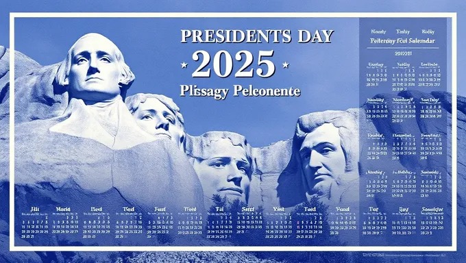 Prepárate para el Día de los Presidentes 2025 calendario