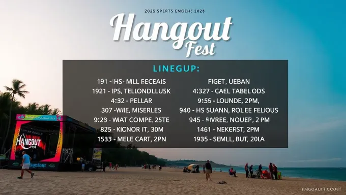 Prepárate para el Hangout Fest 2025 de la lista de reproducción