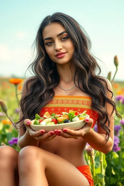 Prepárate para la temporada de ensalada de verano de la chica caliente