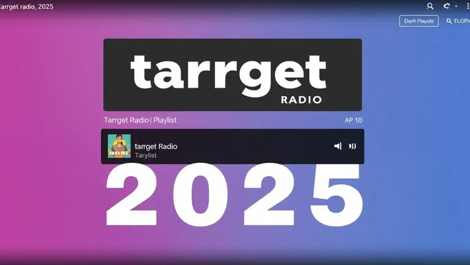 Prepárese para la lista de reproducción de Target Radio de 2025