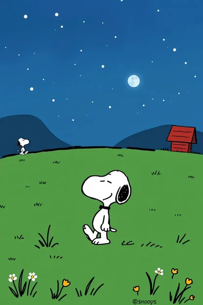 Presentación de Fotos de Buenas Noches de Snoopy