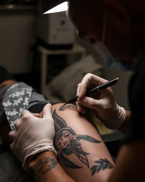 Proceso de toque de tatuaje: Explicación del proceso de toque de tatuaje