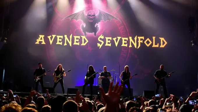 Producción y diseño de escenario de gira de Avenged Sevenfold 2025 revelados