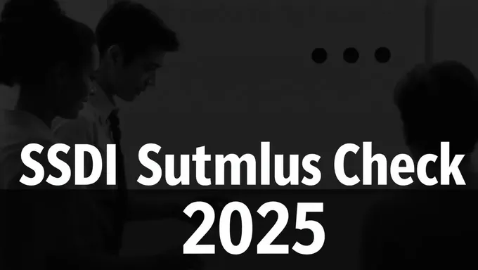 Programa de actualización de cheques de estímulo SSdi 2025