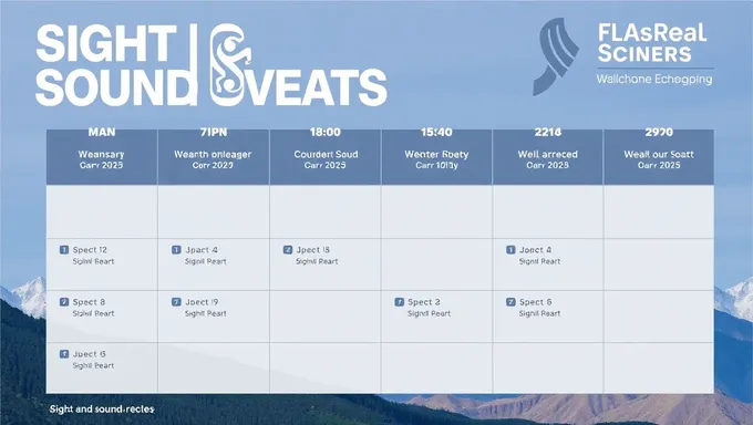 Programa de horario de Sight and Sound 2025