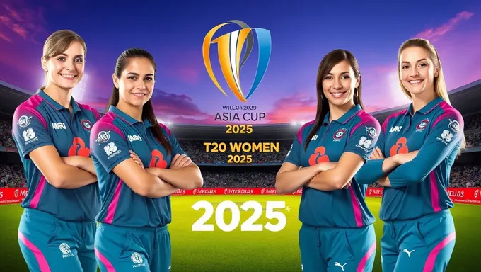 Programa de la Copa de Asia de T20 Femenina 2025 lanzado oficialmente