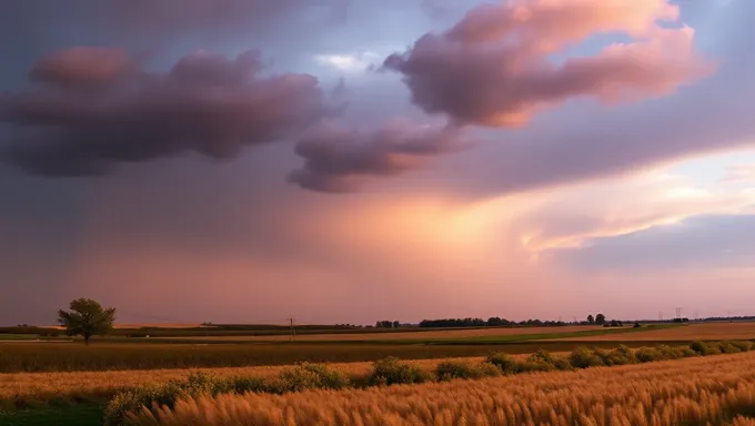 Pronóstico del tiempo para el derecho de Iowa 2025