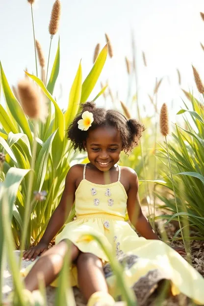 Protector para niños de la niña negra sunscreen