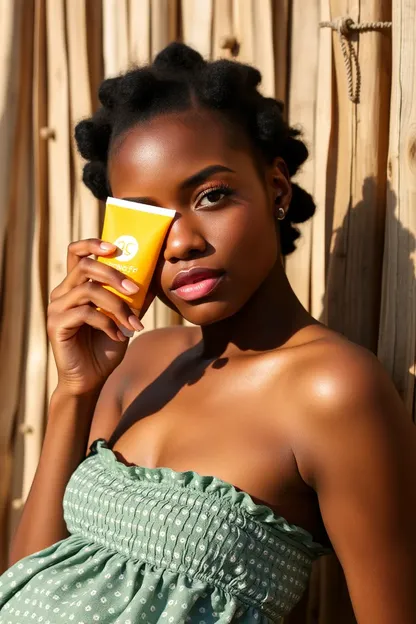 Protector solar para niñas negras SPF 50 cuidado de la piel