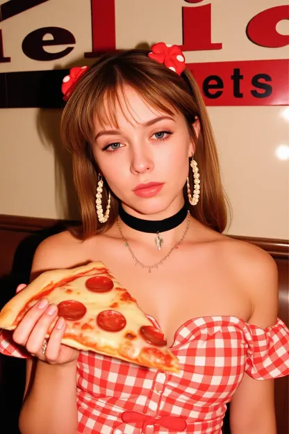 Puffy Tits Pizza Girl XX: Puffy Tits Pizza Girl XX idéntica