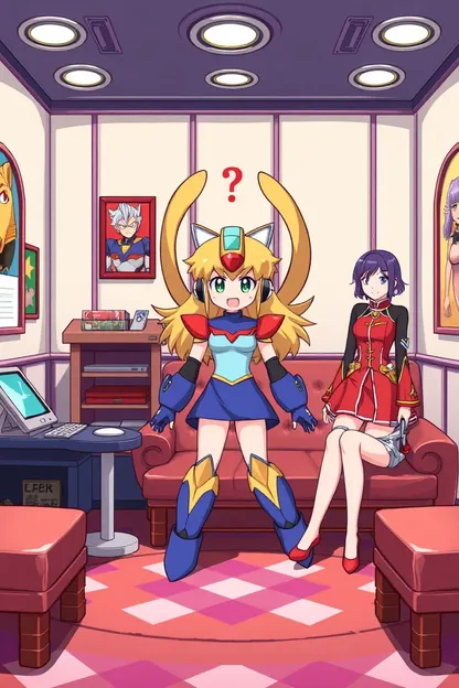 Puntaje alto en la habitación de la chica en el juego de Megaman Legends