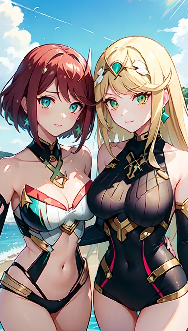 Pyra y Mythra R34: El R34 de la mitología de Pyra