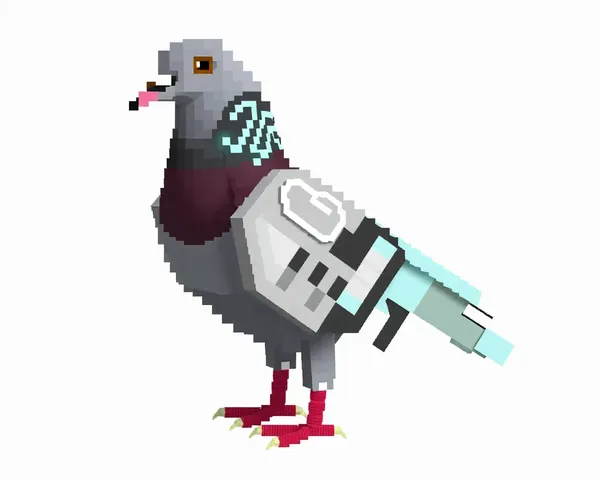 Pájaro Paloma Minecraft Skin Png Obra de Arte Creada