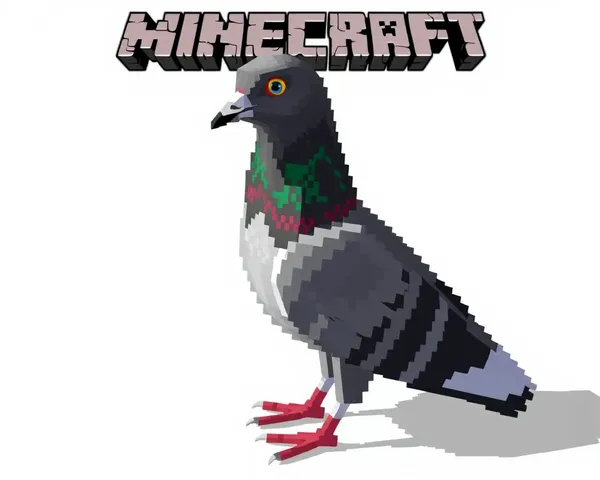 Pájaro paloma piel de Minecraft PNG gratuito para descargar