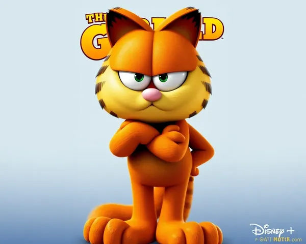 Póster de película de Garfield en formato PNG descargable