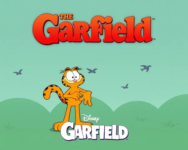 Póster de película de Garfield en formato de imagen PNG