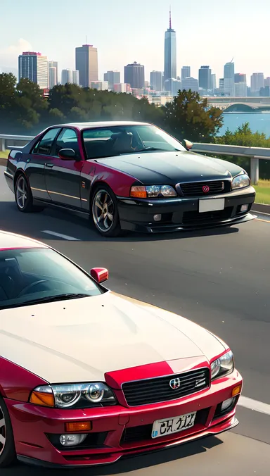 R34 Skyline Sedán: Coche de performance clásico