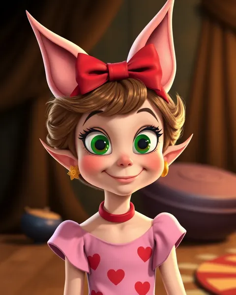 Representación de Imagen de Cindy Lou Who en Cartones