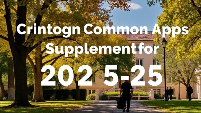 Requisitos de suplemento de solicitud común 2025-25 de la Universidad de Princeton