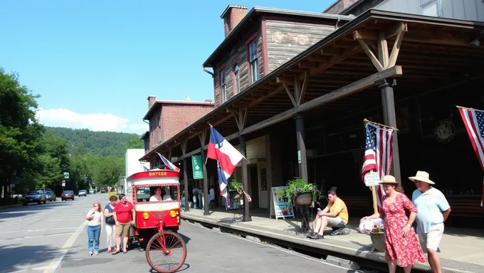 Residentes de Bryson City, Carolina del Norte en julio de 2025