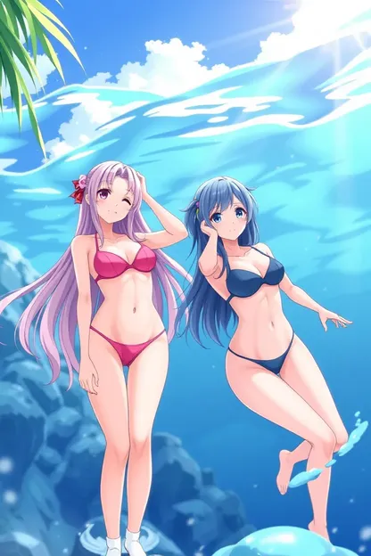 Resultados de Búsqueda de Gif de Chicas en Swimsuit Anime