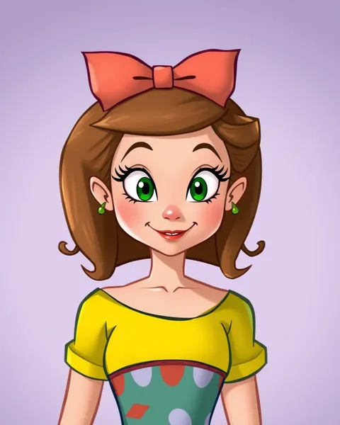 Retratos de cartoon de fantasía de Cindy Lou Who