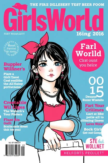 Revista Girls World: Revista para niñas adolescentes solo