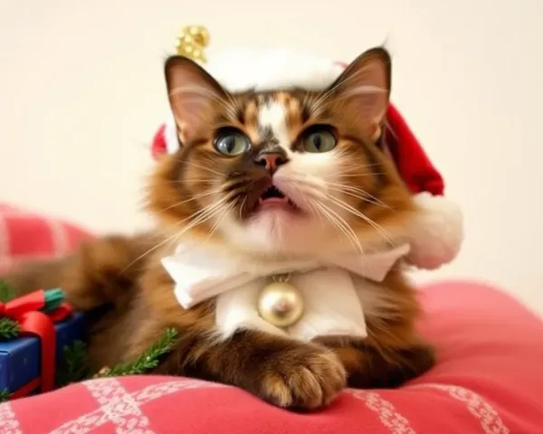 Risas Garantizadas con Imágenes de Gatos de Navidad Divertidas