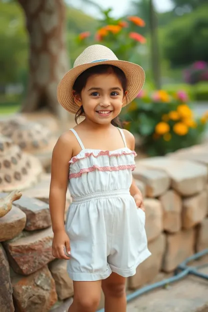 Romper de niñas para actividades activas y al aire libre