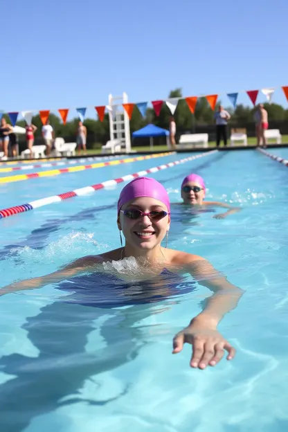 Roster del equipo de natación de la escuela secundaria de chicas novatas