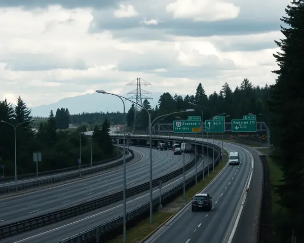 Ruta de direcciones de autopista interestatal 26 PNG