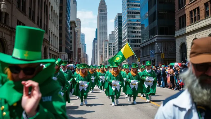 Ruta del desfile de San Patricio de Chicago 2025