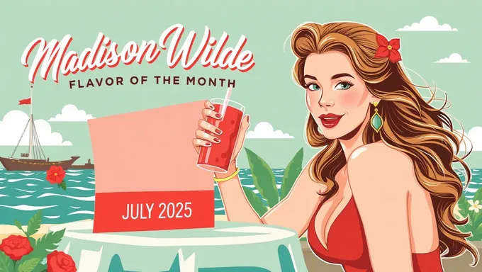 Sabor del mes de Madison Wilde en julio de 2025