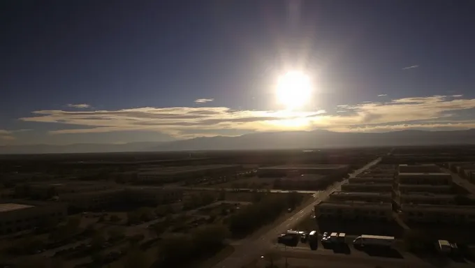 Se Anuncia el Tiempo del Eclipse Solar de 2025 en Nuevo México