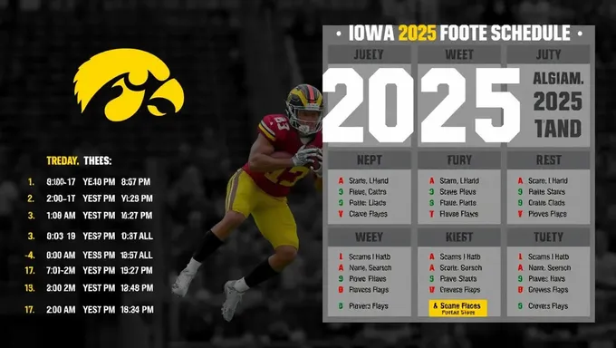 Se Confirma Fecha de Lanzamiento del Programa de Fútbol de Iowa 2025