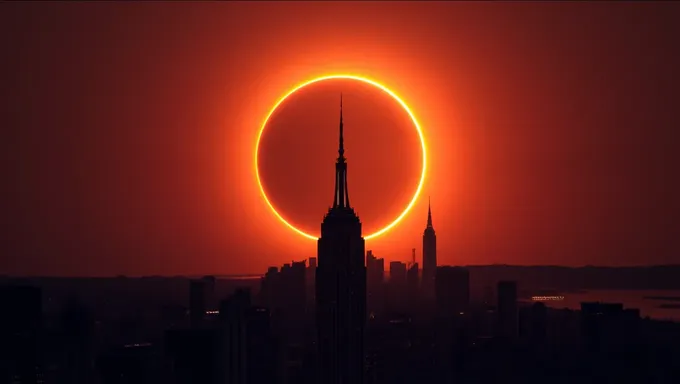 Se Revela el Tiempo Exacto del Eclipse Solar de Nueva York 2025