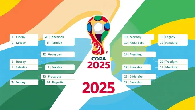 Se anuncia el calendario de la Copa 2025 para los fanáticos del fútbol