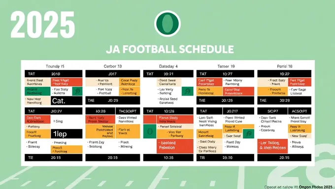 Se anuncia fecha de lanzamiento del calendario de fútbol de Oregon para 2025