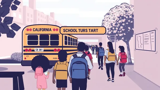 Se anuncia la fecha de inicio de clases en California para 2025