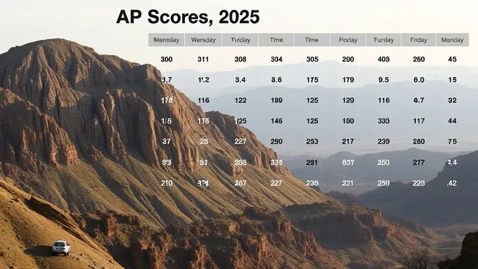 Se anuncia oficialmente el tiempo de lanzamiento de AP Scores 2025