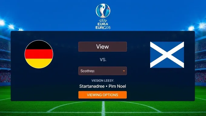 Se anuncian opciones de visualización para Alemania vs Escocia en la UEFA Euro 2025