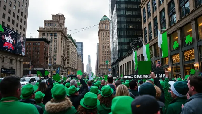 Se desvela el horario de fiestas de Día de San Patricio de Chicago 2025