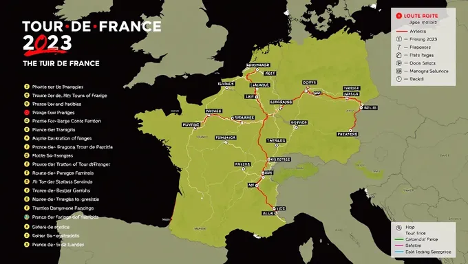 Se desvela el mapa de ruta del Tour de Francia 2025 para los fans