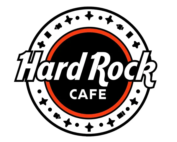 Se encontró un logo vector de Hard Rock Cafe sin fondo requerido