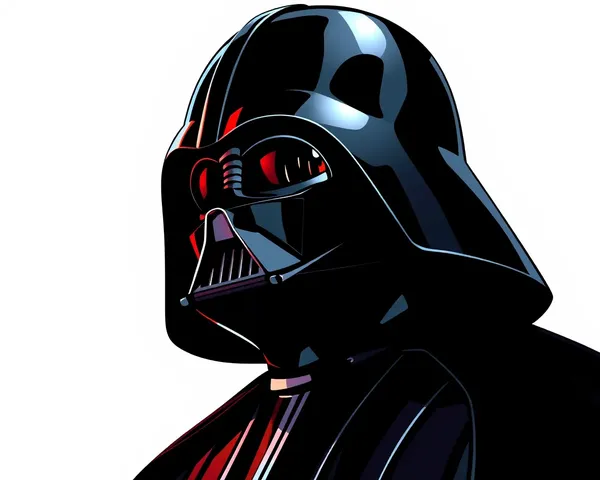 Se encontró una imagen PNG de Darth Vader en línea